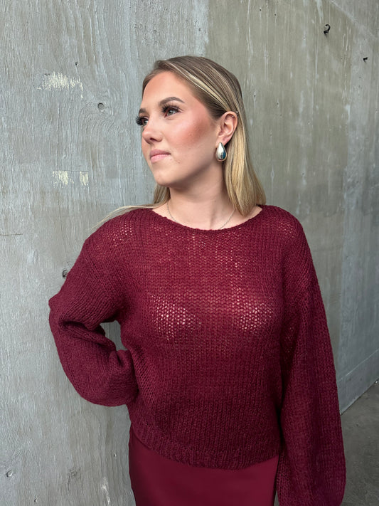 VICHOCA Pullover - Cabernet