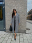 VISOLO Coat - Medium Grey Melange