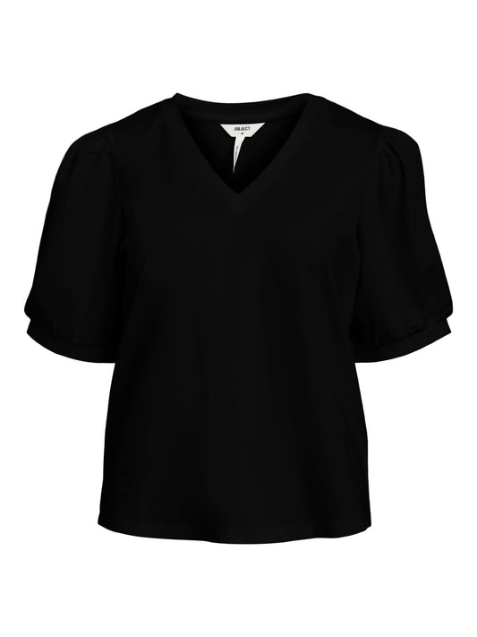 OBJCAROLINE T-shirts & Tops - Black