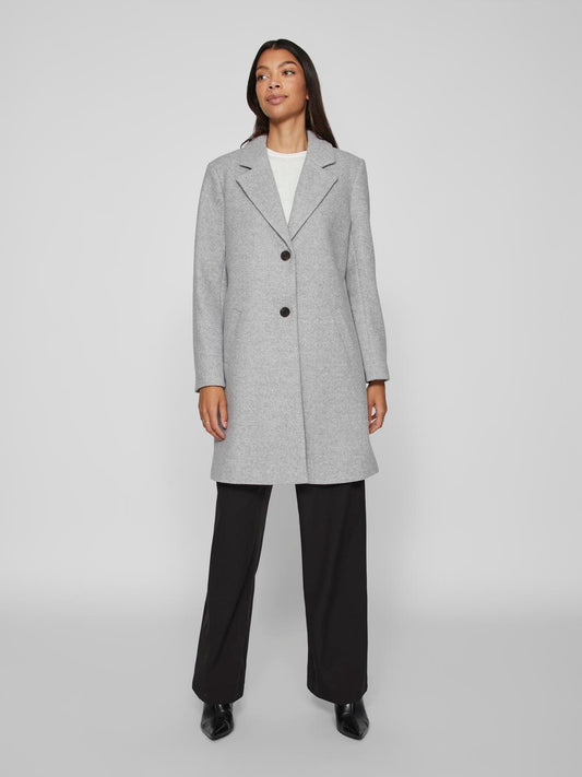 VICLAUDIA Coat - Light Grey Melange